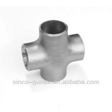 304 316 stainless steel 4-way cross pipe fitting